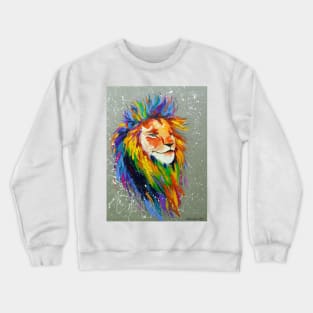 Rainbow Lion Crewneck Sweatshirt